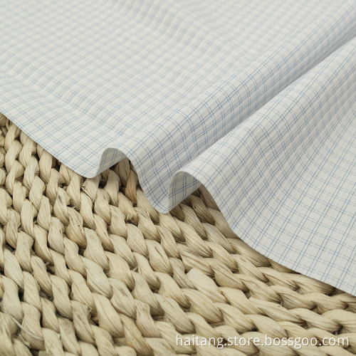STOCK Fabric Dobby Microfiber fabric Sedate Check Fabric